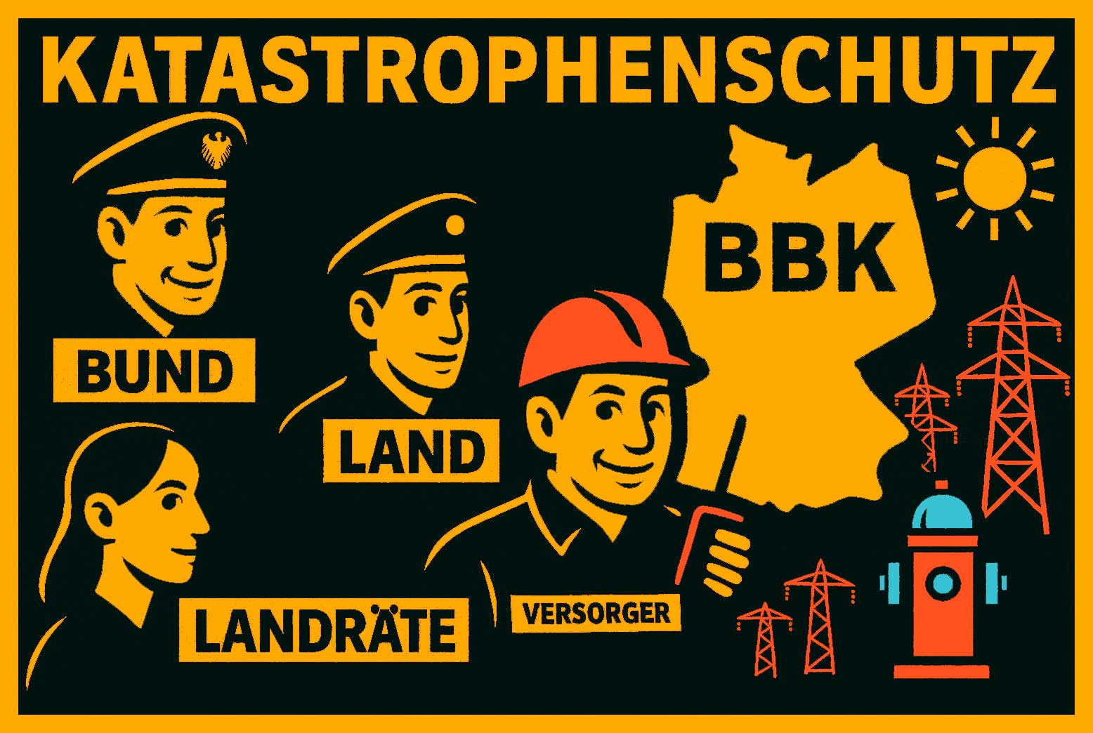 Illustration Katastrophenschutz