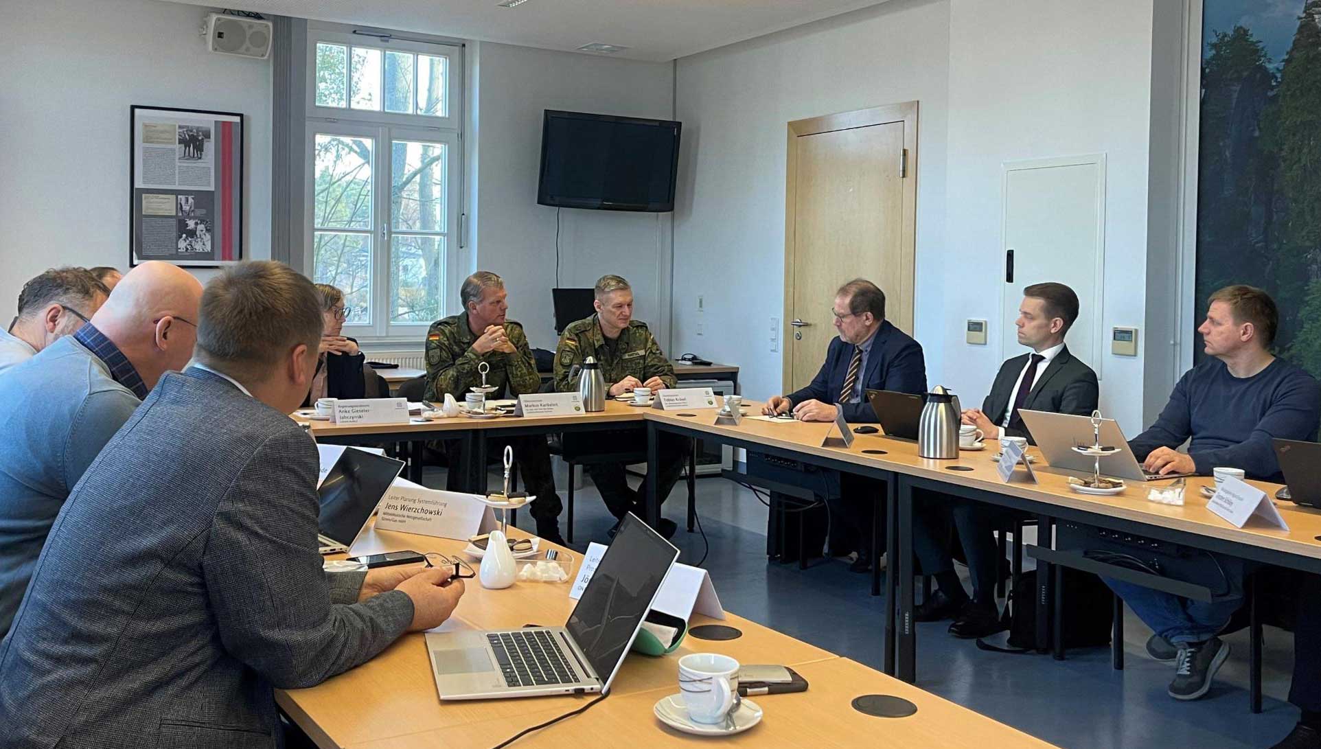Meeting: Versorgung der Bundeswehr