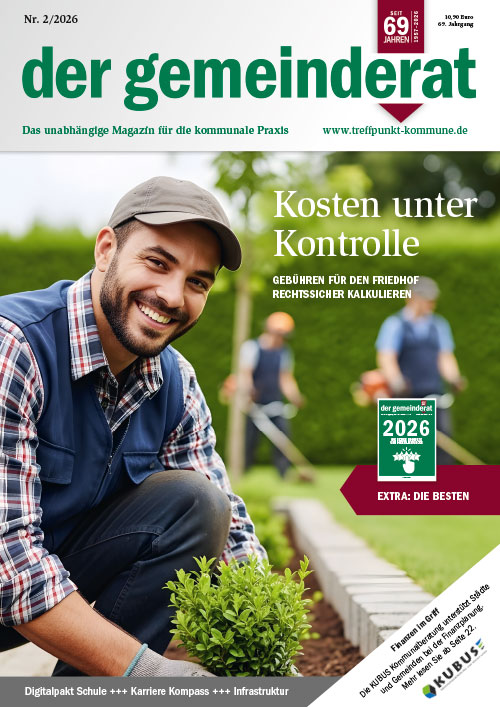 Titelseite „Der Gemeinderat“ – Auszug aus Ausgabe 3/2026
